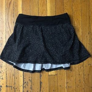 Black and White Lululemon skort